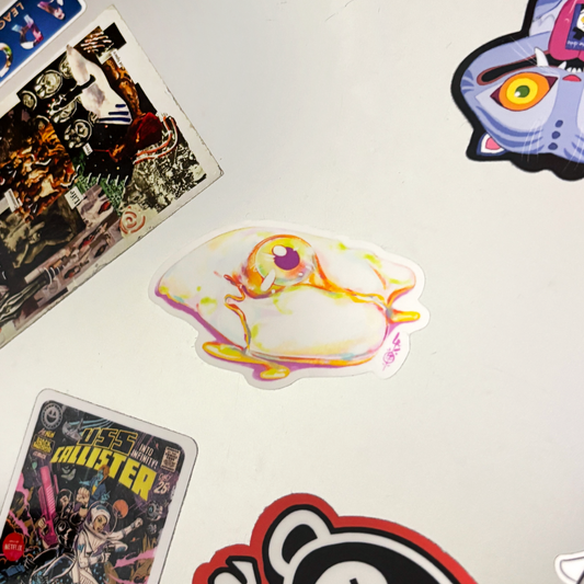 Fried Eyegg Sticker