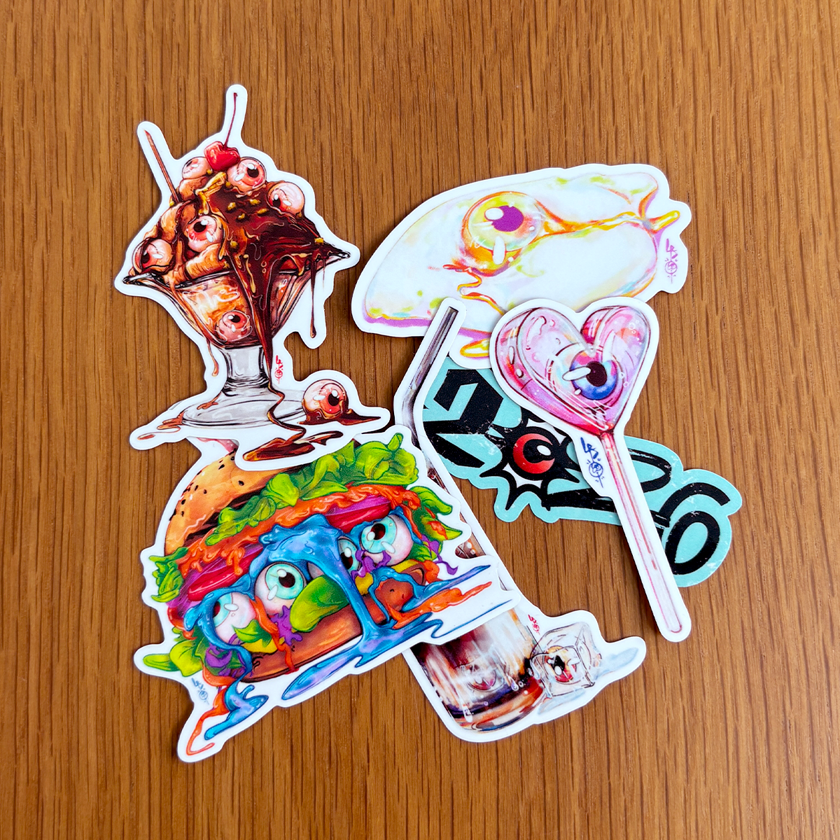 Eyeball Food Sticker Pack