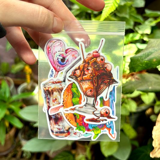 Eyeball Food Sticker Pack